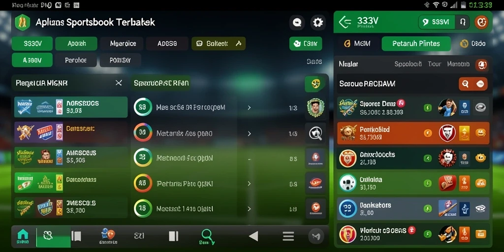 Tampilan gameplay <strong>333V</strong> yang menarik dan informatif untuk taruhan olahraga.