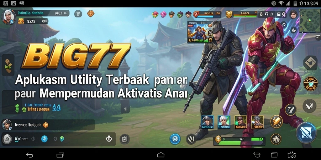 Tampilan aplikasi BIG77 yang modern dan intuitif.
