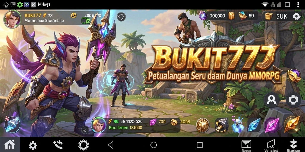 Tampilan menarik dari gameplay petualangan BUKIT777.