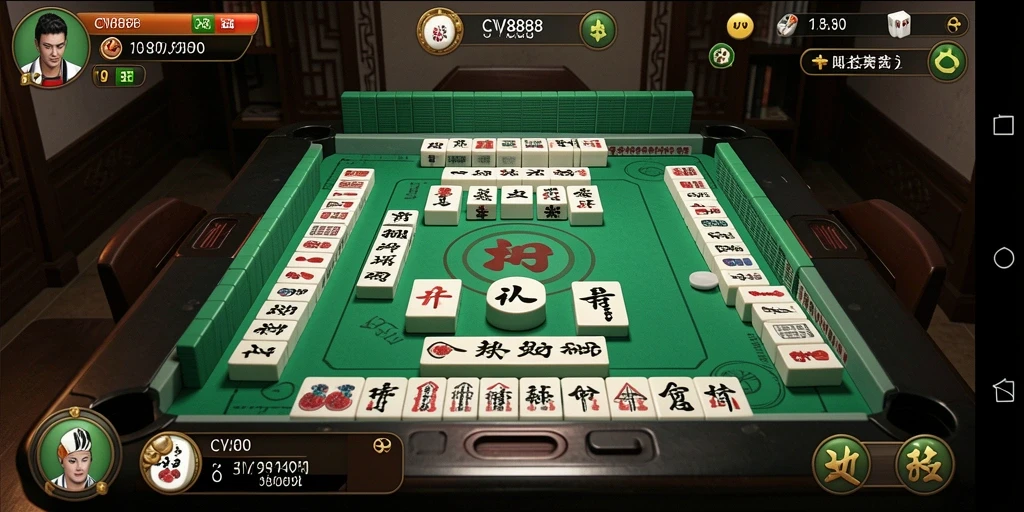 Tampilan gameplay CW8888 yang menarik dalam permainan Mahjong.