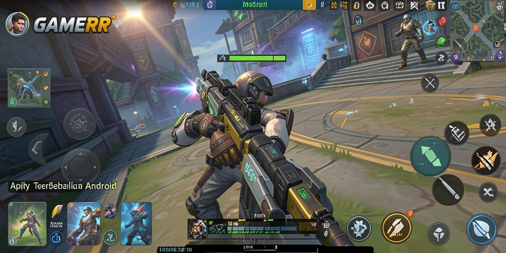 Tampilan antarmuka GAMERP yang menarik dan fungsional.