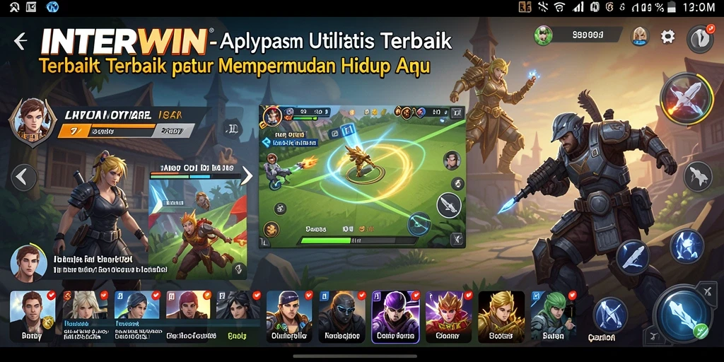 Tampilan antarmuka INTERWIN yang intuitif dan mudah digunakan.