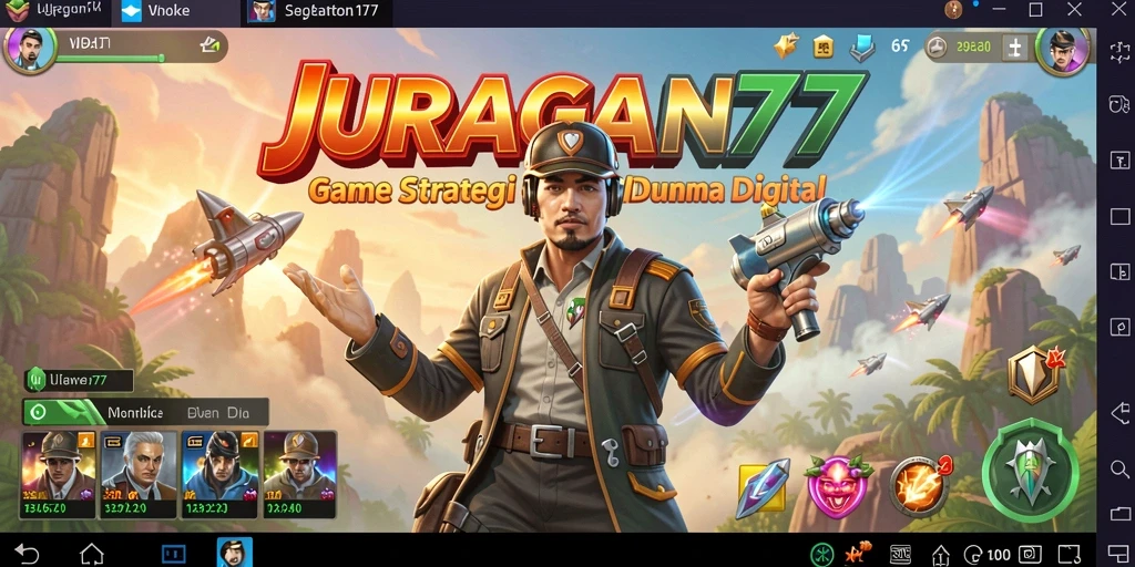 Tampilan gameplay JURAGAN77 yang menarik dalam simulasi bisnis.