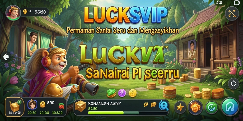 Tampilan gameplay LUCKSVIP yang mengasyikkan dan penuh warna.