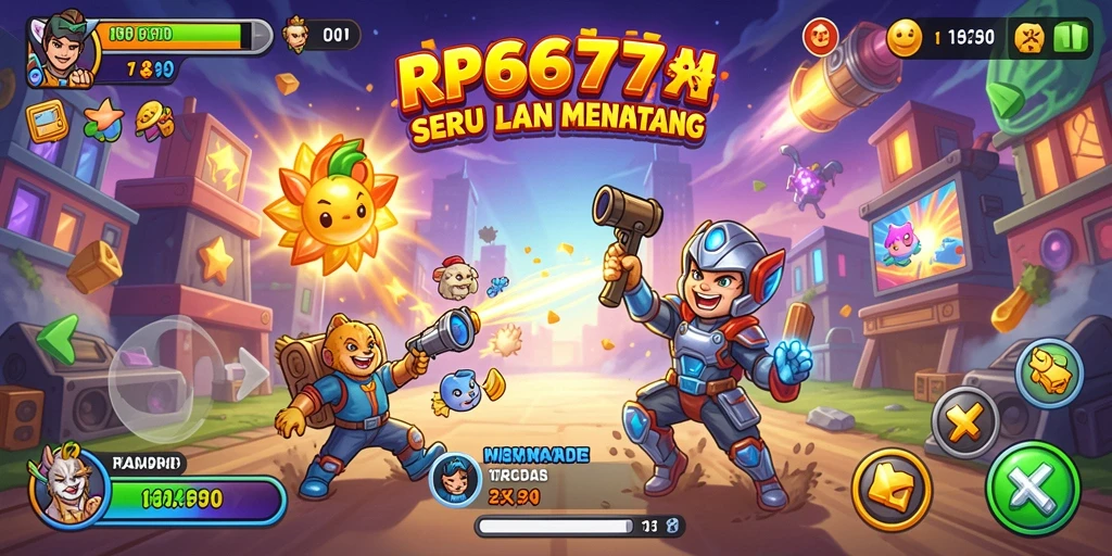 Gameplay seru RP6677 dengan tantangan arcade yang menarik.