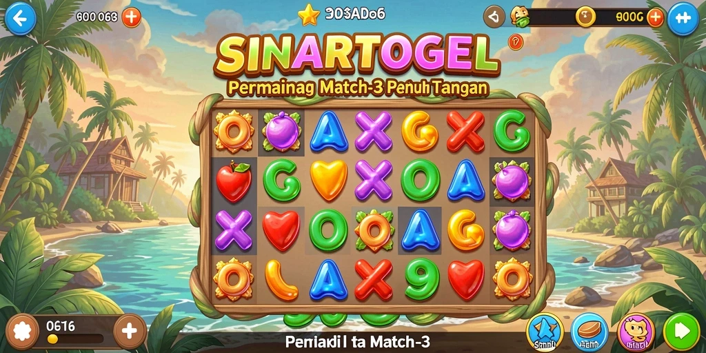 Tampilan warna-warni gameplay SINARTOGEL yang menantang.