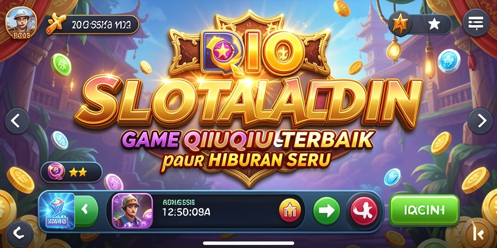 Tampilan gameplay seru dalam game QiuQiu SLOTALADIN.