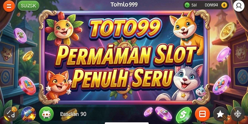 Tampilan gameplay seru penuh warna dari game Slot TOTO99.