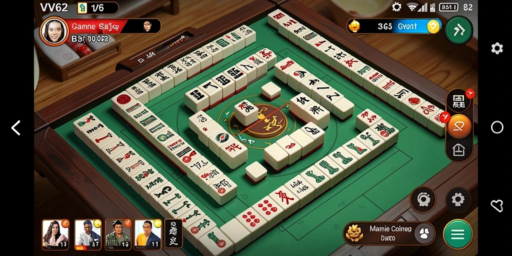Tampilan permainan Mahjong yang menarik dan menantang di VV62.